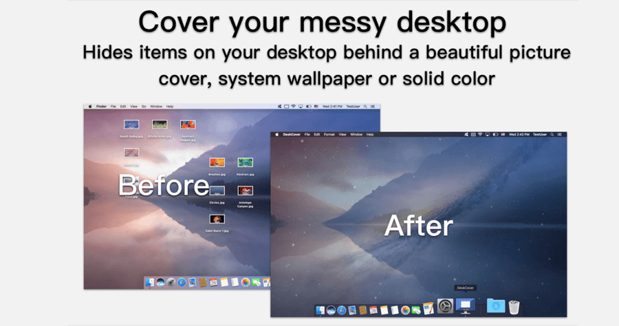 DeskCover Mac 桌面管理 視窗管理