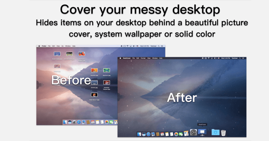 DeskCover 一鍵切換雜亂桌面，完美障眼法讓桌面永遠乾乾淨淨