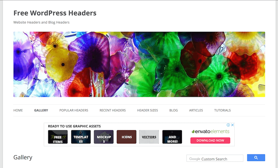 Free WordPress Headers 百種免費首頁圖片下載