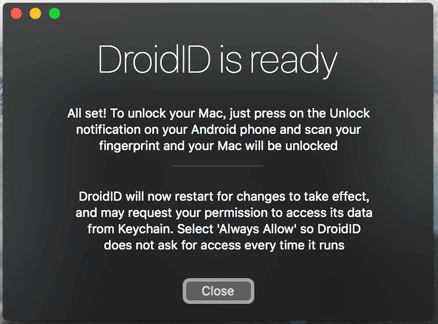 DroidID Mac Android 解鎖