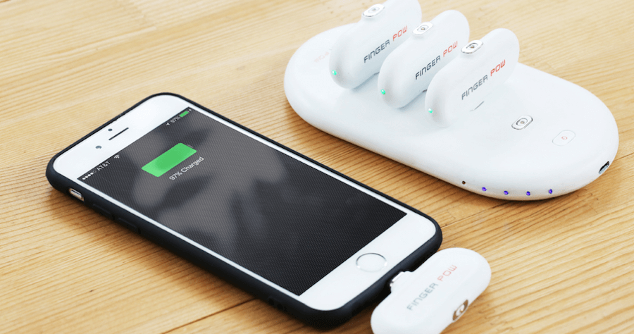 Finger Pow 磁吸式行動電源，即將顛覆大家手機充電方式！