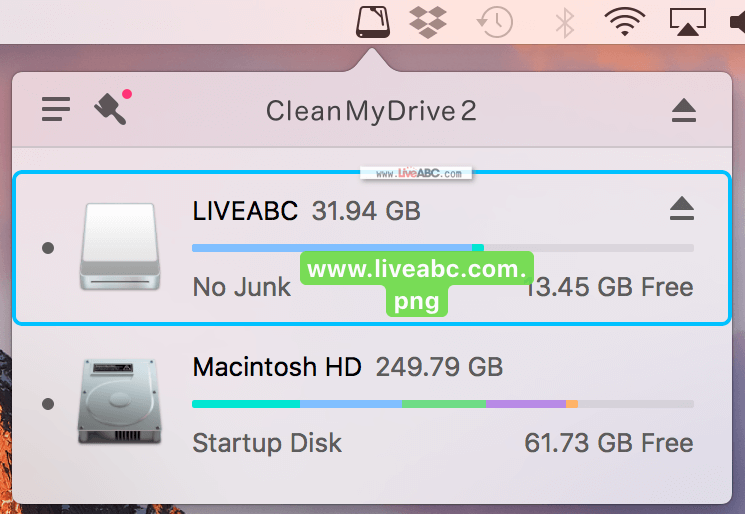 CleanMyDrive 2 Mac 硬碟清理 隨身碟清理