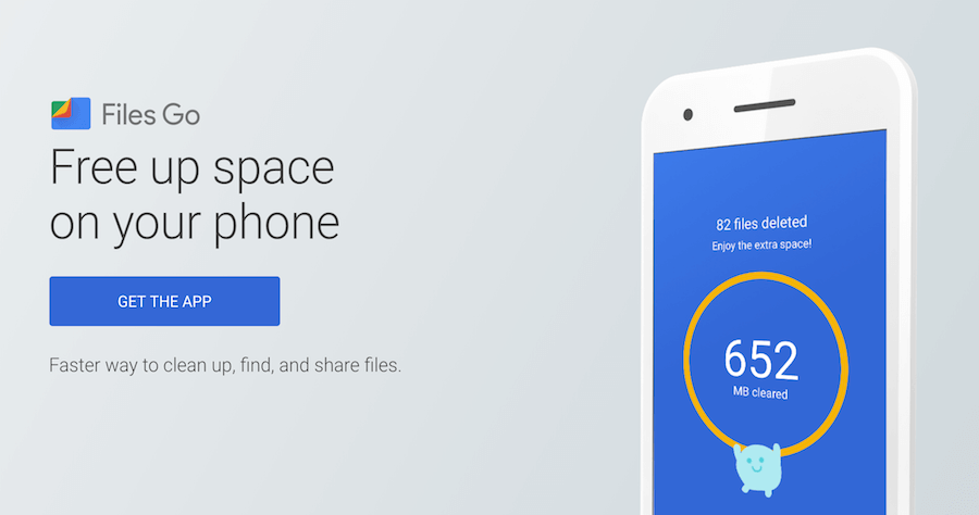 Google Files Go 智慧空間釋放，不刪掉重要檔案，手機檔案互傳不吃流量！