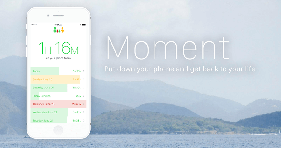 Moment 追蹤 App 使用時間，詳細的手機使用報告、超時提醒，放下手機，回到真實的生活！