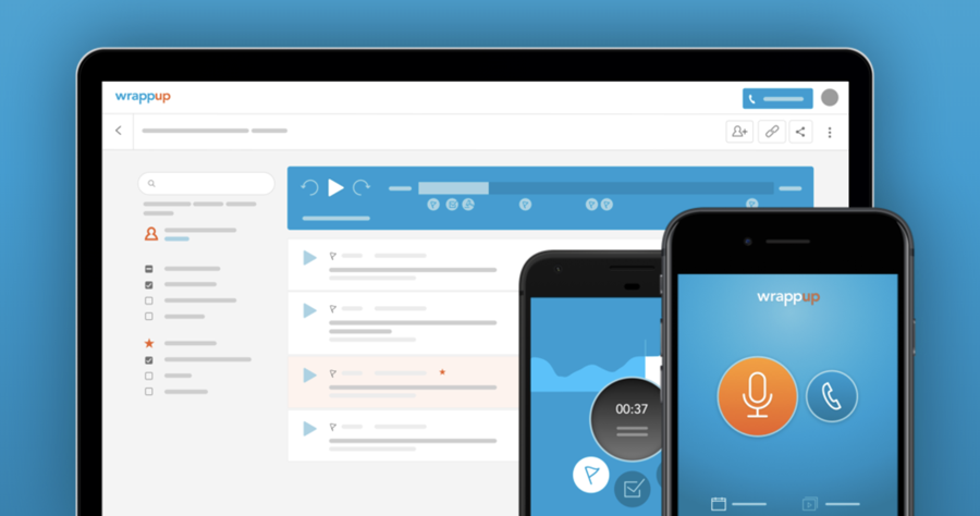 Wrappup 即時錄音即時打字的 App，逐字稿自動產生免煩惱！支援中文