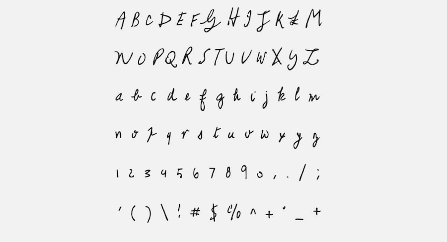 約翰藍儂字型 免費手寫字體