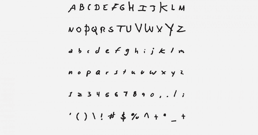 約翰藍儂字型 免費手寫字體