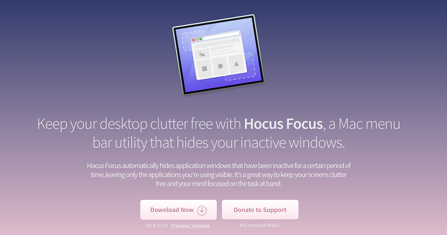 Hocus Focus Mac 專注神器 視窗整理