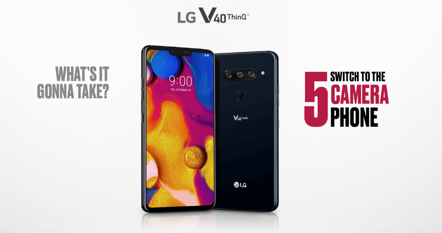 LG V40 ThinQ 首款 5 鏡頭手機，前後雙廣角配置！