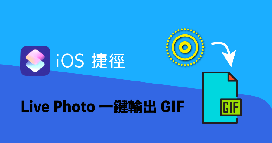 iOS 捷徑轉GIF