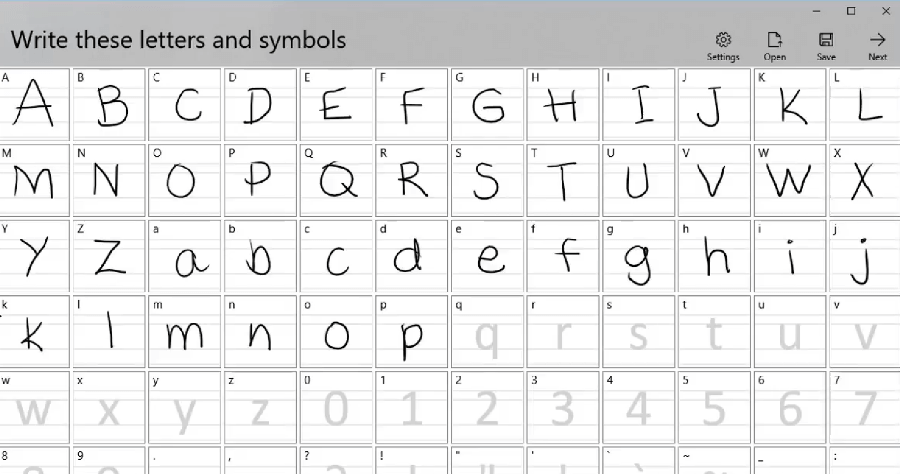 微軟 Font Maker