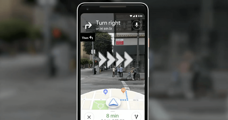 Google Maps AR 導航功能，在地嚮導們有收到推送測試嗎？