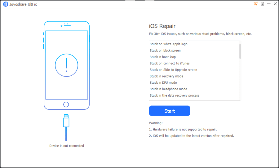 iPhone無法開機救援工具