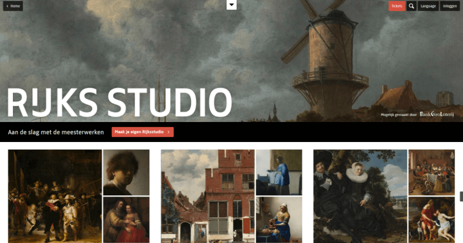 Rijksstudio 荷蘭國家博物館超過 15 萬件館藏免費下載使用
