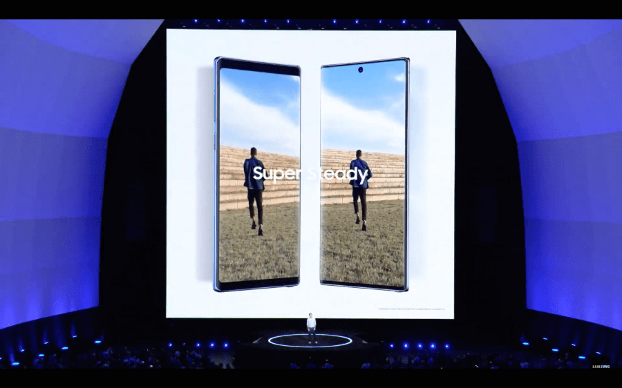 Galaxy Note 10 Super Steady超穩定動態攝影
