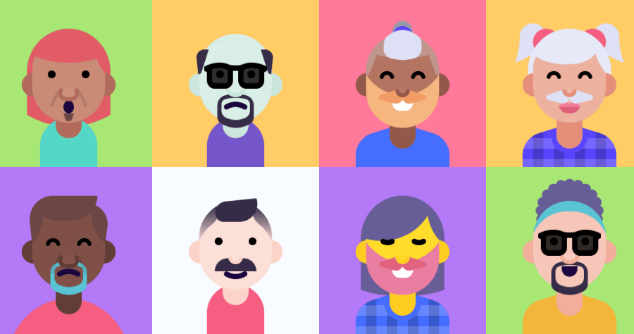 Personas 免費卡通人像大頭貼產生器，可輸出 PNG / Sketch 檔案