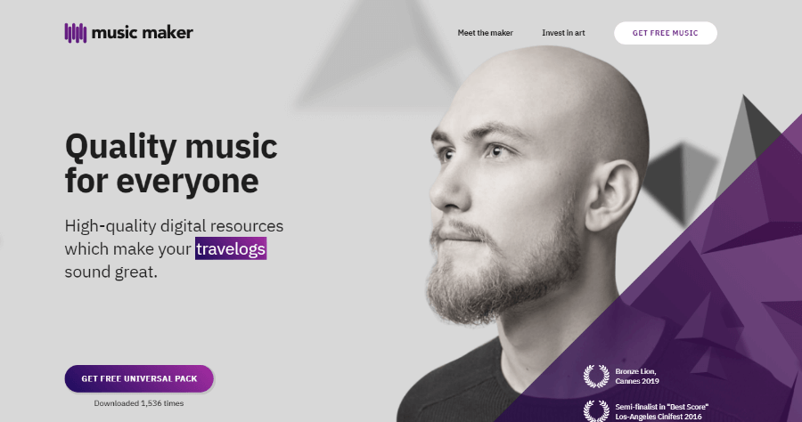 Music Maker 專業音樂素材包下載，可個人使用及商業使用