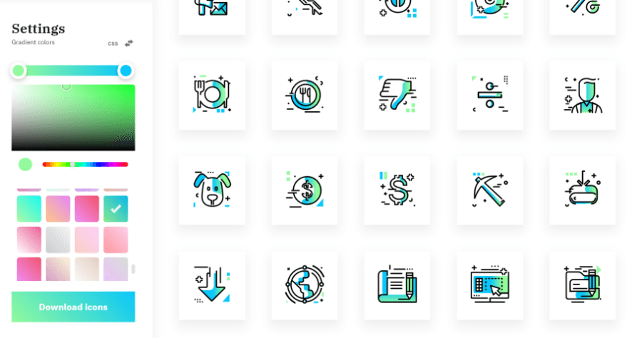 Gradientify Icons 漸層 icon下載，近 500 個 png 及 svg 圖示免費下載