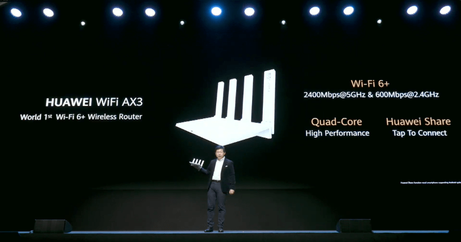 HUAWEI AX3 全球第一台 Wi-Fi 6+ 路由器、5G CPE Pro 2 發表