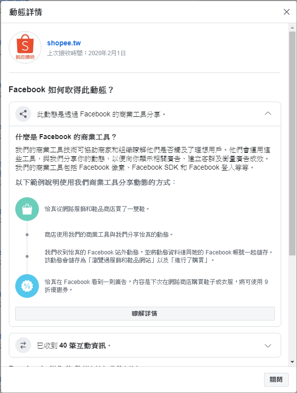 FB 站外動態