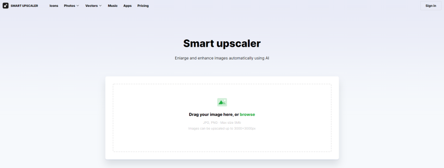 Smart upscaler