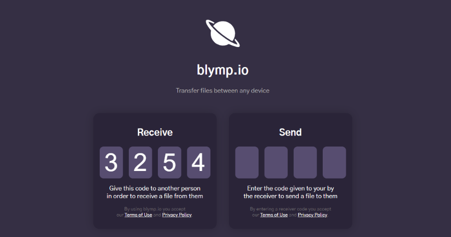 Blymp 檔案傳輸工具，輸入 4 位相符數字就能傳，不限裝置跨系統傳檔案