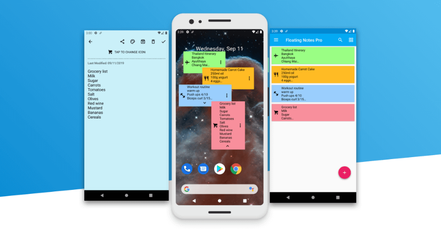 Floating Notes 手機浮動便利貼 App，一輩子置頂畫面最上層讓你不忘記事情