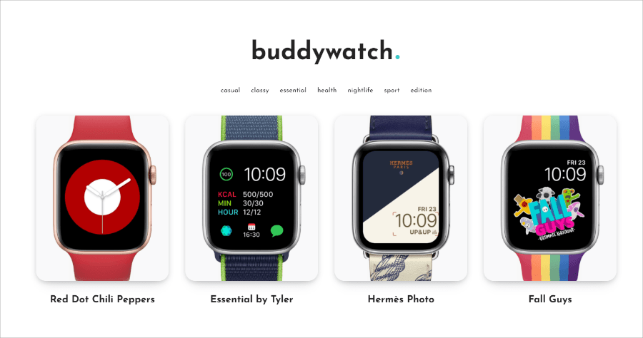 BuddyWatch 豐富高品質 Apple Watch 第三方錶面，OS 7 更新後可正式使用