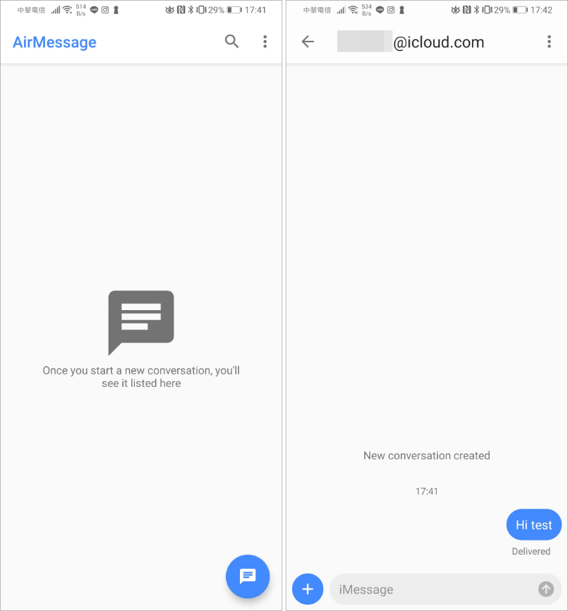 Apple iMessage Android