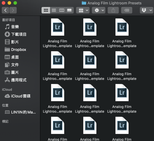 lightroom preset下載