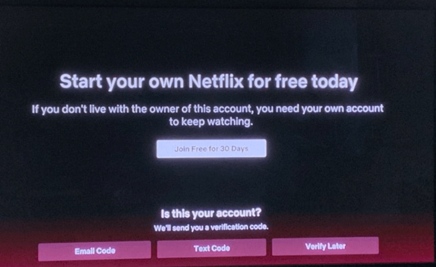 Netflix 家庭共享方案不能用