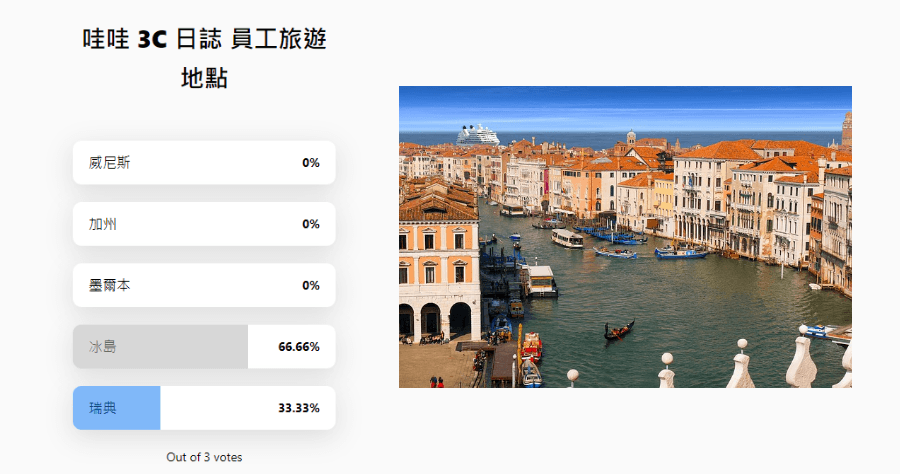 Minipoll 線上免費匿名投票工具，免註冊、免安裝手機電腦都可用