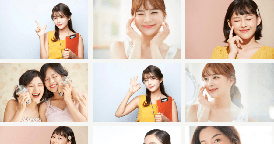 xFrame 高顏值女生照片素材，收藏超過 3.2 萬張圖片免費可商業使用，讓你內容回頭率大增 100%