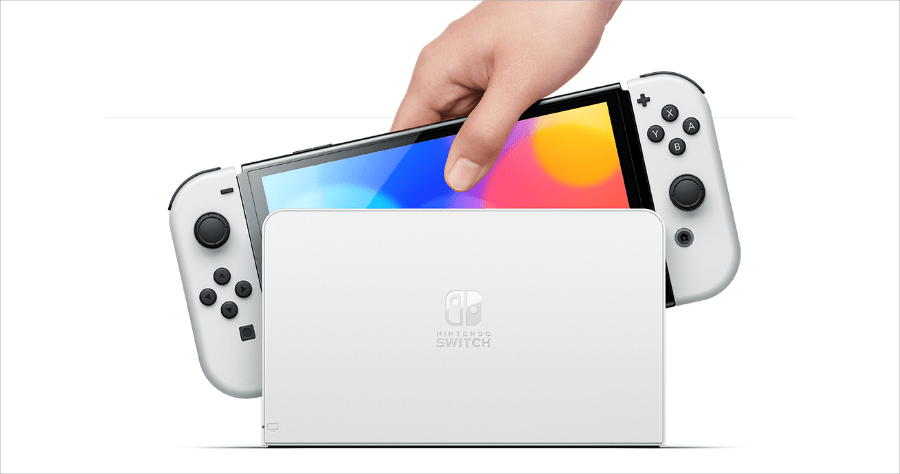 Switch OLED 夜襲發表，全新白色主機 7 吋大螢幕，10/8 上市售價新台幣 10,480 元