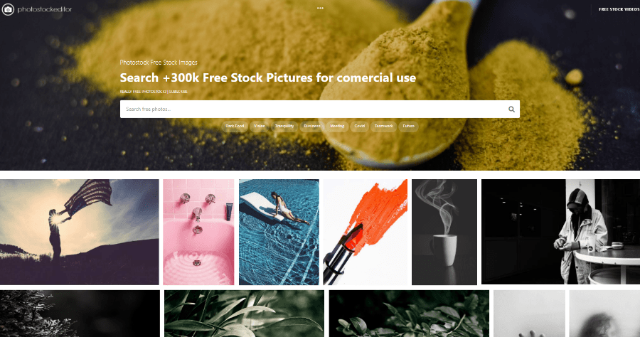 PhotoStockEditor 免費可商用圖庫素材，內建線上圖片編輯器，超過 30 萬張 CC0 授權圖片