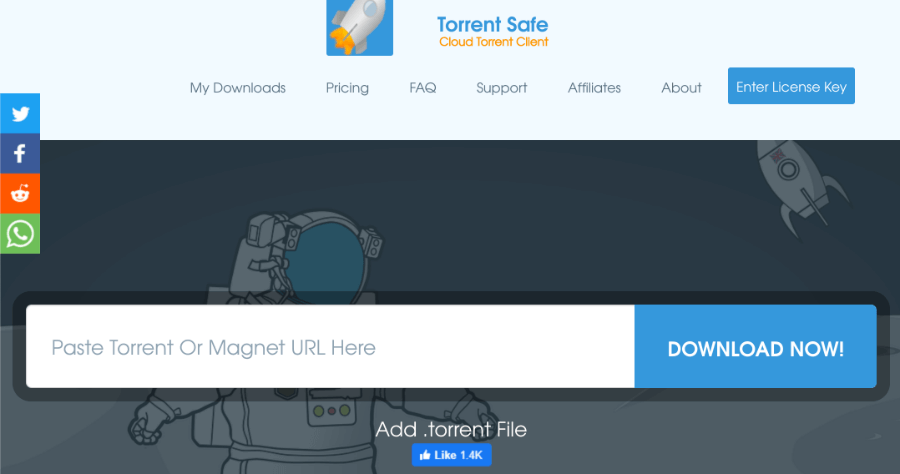 TorrentSafe 代抓磁力 / BT 及 .torrent 檔案，磁力線上下載器免費 1GB