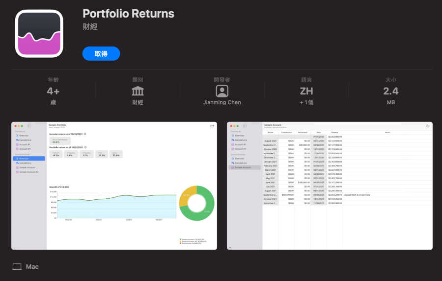 Portfolio Returns