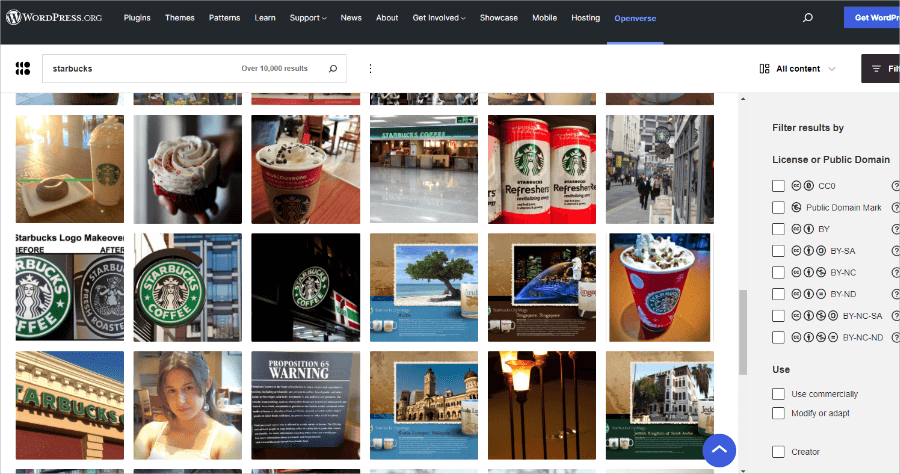 WordPress Openverse 免費圖庫搜尋，前身 CC Search 可搜五億張圖片