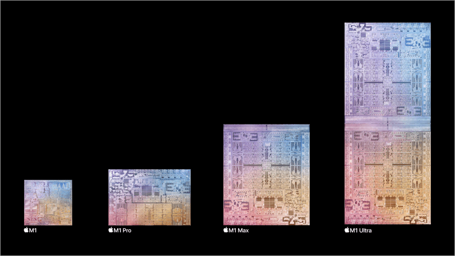 M1 系列每種晶片