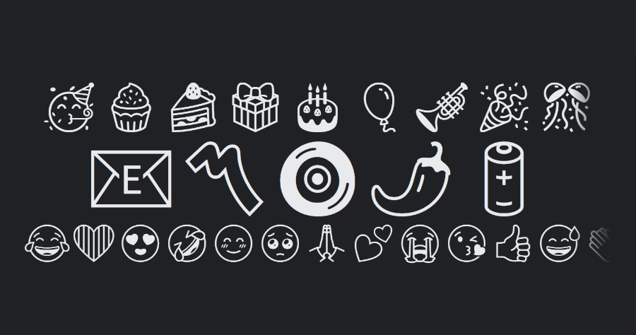 Google Noto Emoji 表情符號字體，共 3663 款免費字體下載