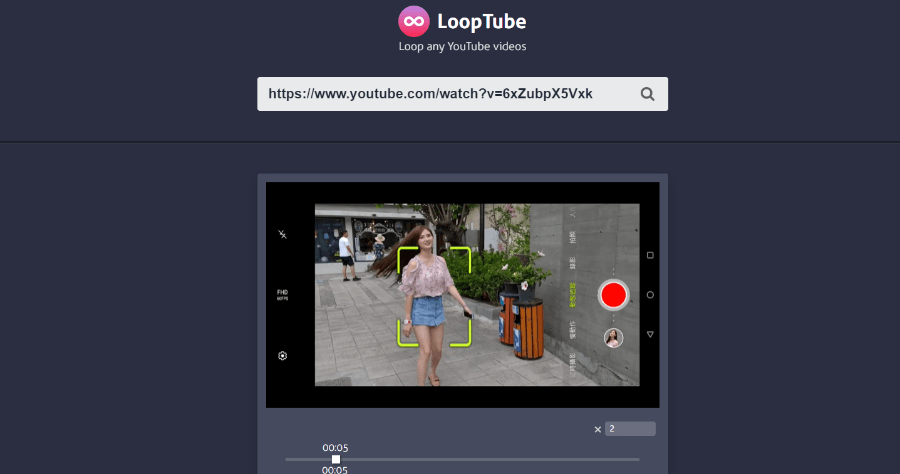 YouTube 影片 Loop