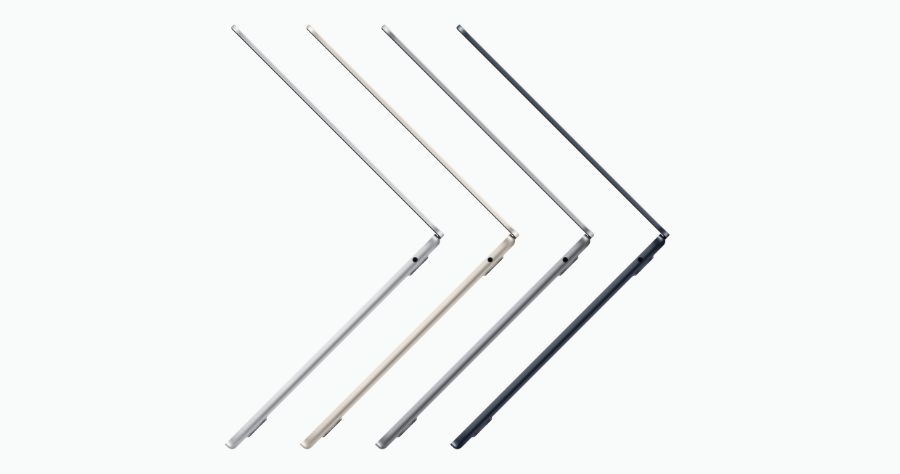 MacBook Air 搭載 M2 晶片，重新設計外觀厚度僅 11.3mm