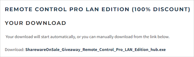 Remote Control Pro LAN Edition