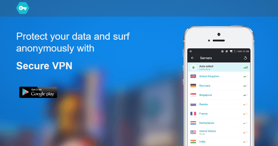 Secure VPN 免費安卓翻牆 APP，下載次數超過 5000 萬次