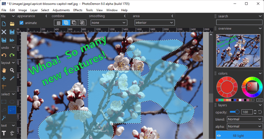 PhotoDemon 跟 PS 一樣強大的圖片編輯軟體，支援 .psd 圖檔儲存