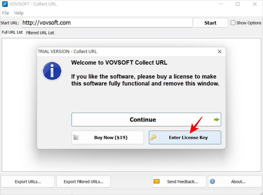 Vovsoft Collect URL