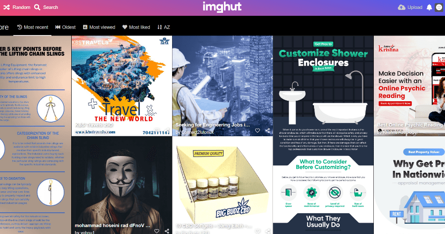 imghut 免費圖床，支援分享高畫質圖片的線上相簿