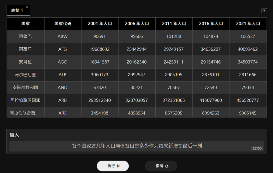 AI 運算 Excel 數據