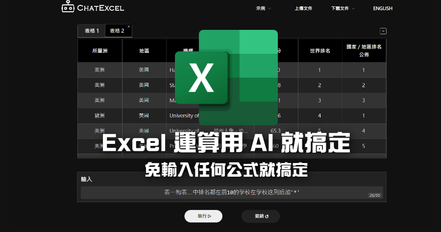 ChatExcel 超神 Excel AI 工具，以後不用學公式了，一句話就能搞定複雜運算