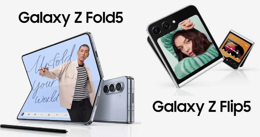 Galaxy Z Fold5 及 Z Flip5 正式發表，即日起特定市場開放預購 8/11 正式上市